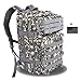 Z ZTDM 40L ACU Camo Backpack, for Outdoor Military Tactical, MOLLE, 3 Day Assault Pack, Bug Out Survival Bag, Jungle Rucksack, USA Flag Patched, Upgraded Waterproof 900D Oxford Fabric