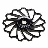 Promisen 13T MTB Ceramic Bearing Jockey Wheel Pulley Road Bike Bicycle Rear Derailleur (black)