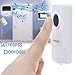 ABLEGRID® Portable Wireless Doorbell with 900-feet, 52 Chimes, IP44 Waterproof Transmitter, 4-Level Volume with LED Indicator Doorbells, No Batteries Required for Receiver ( FX-B7 )