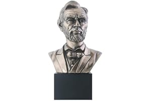YTC President Abraham Lincoln Resin Standing Bust Figurine, 9 Inch