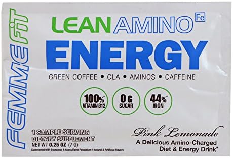 FEMME Lean Amino Energy Pink Lemonade 0 25 oz 7 g
