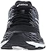 ASICS Women's Gel-Nimbus 18 Running Shoe, Black/Silver/Carbon, 9 M US