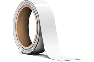 VViViD Ultra Gloss White Air-Release Adhesive Vinyl Pinstripe Tape Roll (1 Inch x 20ft)