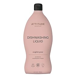 ATTITUDE Dishwashing Liquid, EWG Verified, Vegan