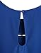 Romwe Women's Summer Casual Sleeveless Crew Neck Cocktail Party Dress