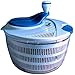 Salad Spinner Large 4.2 Quarts Serving Bowl Set - QUICK DRY DESIGN & DISHWASHER SAFE - BPA Free - No Pump Pull String or Cord Needed, Turn Knob Drys Fruits & Vegetables Fast - Cave Tools