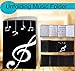 Presentation Folder Unfold Music Holder Glossy Six Pages.(Black)
