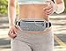 lymmax Running Belt, Waterproof Zipper Pocket Smart Phone/Rmovable Buckle/Adjustable Elastic Belt/Reflective Strip/Credit Card Slot Waist Pack - 4 inch to 5.7 inch