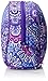 Vera Bradley Women's Cotton Large Zip Cosmetic Makeup Organizer Bag, Lilac Tapestry, One Size