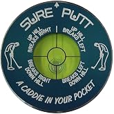 Sure Putt Pro - Golf Putting Aid &amp; Green Reader - Blue - Golf Training Aid - Learn to Read Greens &amp; Lower Your Scores - Golf Gift &hellip;