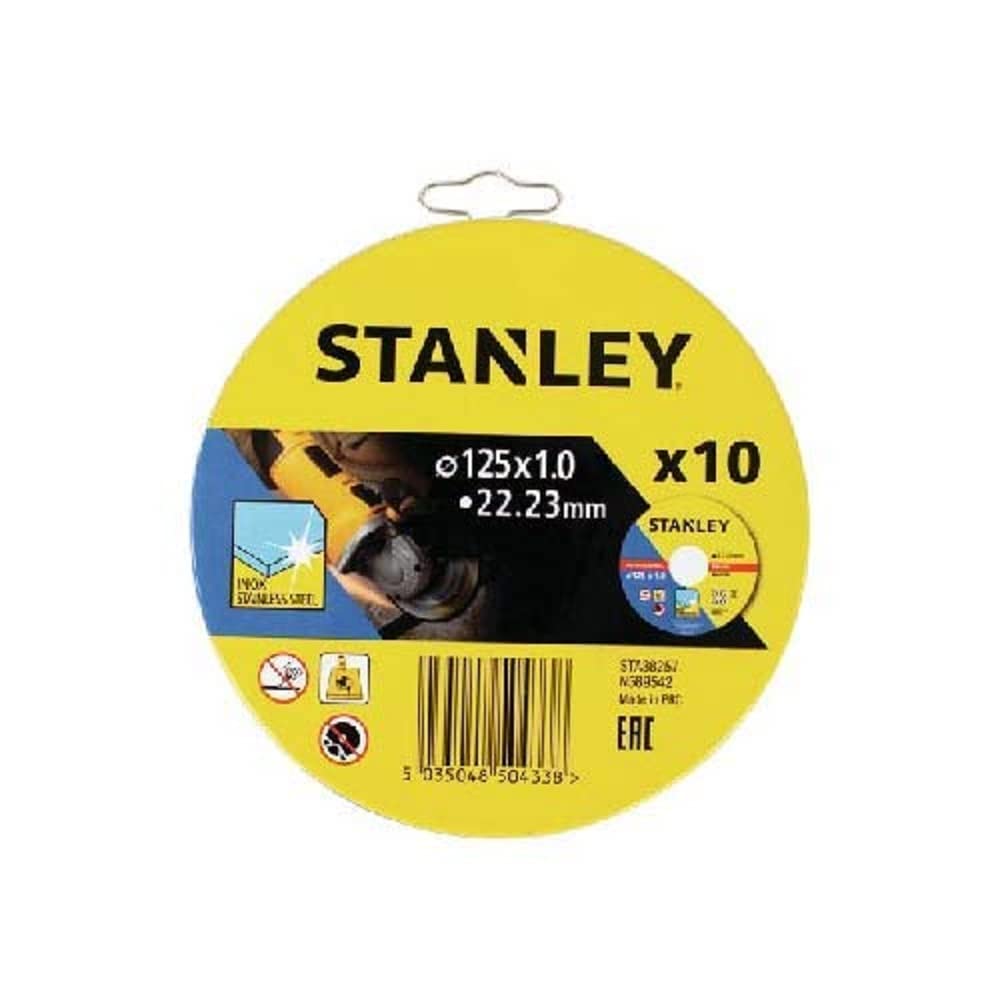10 discos de Corte INOX 125x1.0x22.23mm