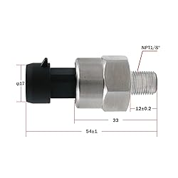 30 Psi 1/8" NPT Thread Pressure Transducer Sensor