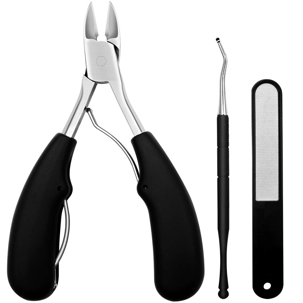 Professionelle Fußnagelschere Für Dicke & Eingewachsene Nägel – Edelstahl Mit Holzgriff