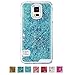Super Samsung Galaxy Diamond Cases,DStores® Samsung Galaxy Diamond CasesBlue Galaxy S5 Case Dynamic Water Liquid Floating Star Glitter Quicksand Clear Hard Glitter Sparkle Hybrid Bumper Case Cover for