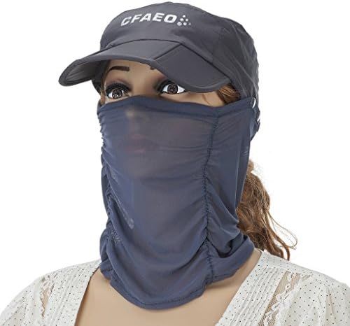 Sun Caps Flap Hats UV Protection Hat UPF50+ Sun Visor Foldable Wide Brimmed with Detachable Flaps Removable Neck Face Flap Cover Caps for Man Women