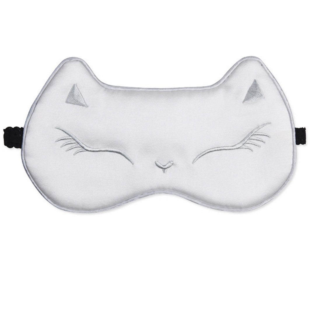 Millya Silk Animal Sleep Eye Mask Cartoon Cat Night Eyeshade Sleeping Blindfold