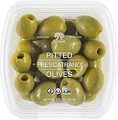 DIVINA Pitted Frescatrano Olives, 5.3 OZ