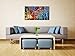 Wieco Art Colorful Abstract Heart Oil Paintings on Canvas Wall Art Ready to Hang for Living Room Bedroom Home Office Decorations Modern 5 Panel 100% Hand Painted Stretched and Framed Artwork