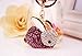 Jzcky Shzrp Cute Rabbit Shape Crystal Rhinestone Keychain Key Chain Sparkling Key Ring Charm Purse Pendant Handbag Bag Decoration Holiday Gift(Purple)