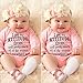 Alicado Newborn Infant Baby Girls Cotton Bodysuit Romper Jumpsuit Clothes Outfits (0-3Months) Pink