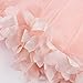 1-6T Kids Girls Mesh Tulle Skirt Dress for Birthday Flower Girl Special Occasion Light Pink