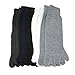 SDBING 5 Pairs Men Unisex Five Fingers Separate Toe Socks