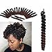 3 Packs Eunice Hair Synthetic Toni Curl Crochet Braids Short Braiding Hair Spiral Curls Jamaican Bouncy Twist Hair Extensions 20 Strands/Pack(10 inch toni, T1B/30)
