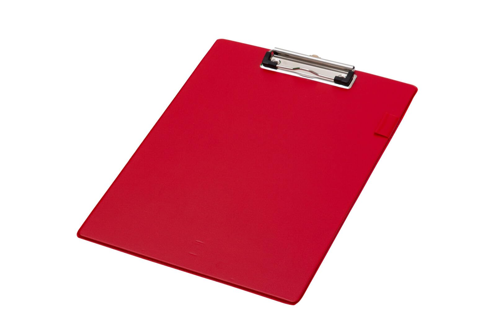 Q-Connect PVC Single Clipboard Foolscap Red KF01298