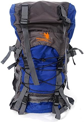 60L Blue Packable Travel Backpack For Camping &amp; Hiking