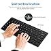 JETech Ultra-Slim 2.4G Wireless Keyboard for Windows (Black) - 2160