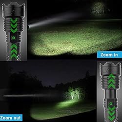 Rechargeable LED Flashlights High Lumens, 120000