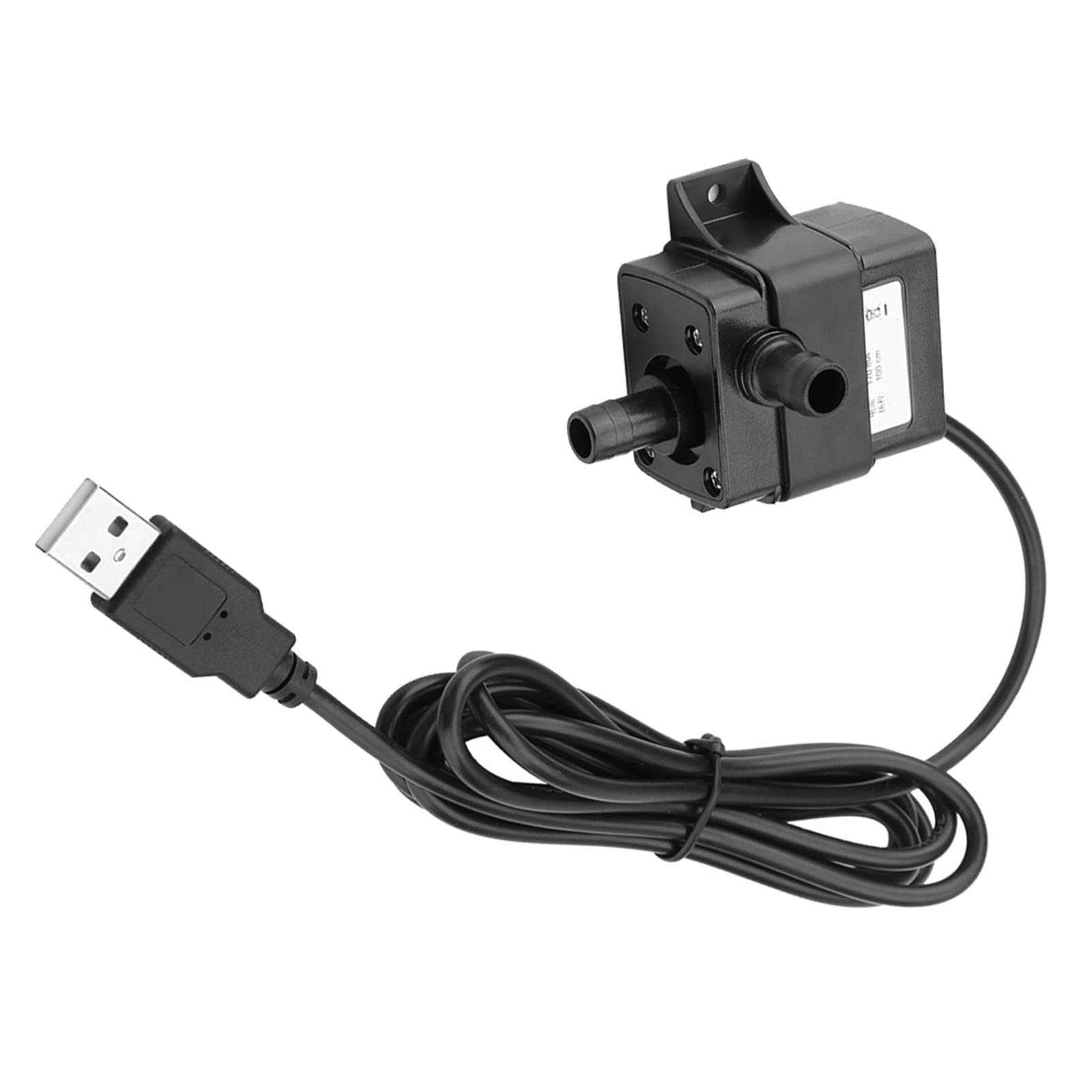 USB Submersible, 5V DC Brushless, Quiet Operation for Fish Tank, Pet Fountain, Indoor Outdoor Pond Circulation