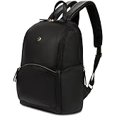 SwissGear Serenity Luxe Women's Laptop Backpack, Laptop Bag Fits Most 13-Inch Laptops, Black, 16 Inches
