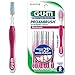 Sunstar 3612H GUM Proxabrush Go-Betweens Moderate Cleaner, Nylon Triangular Shaped Bristle, 10 Count