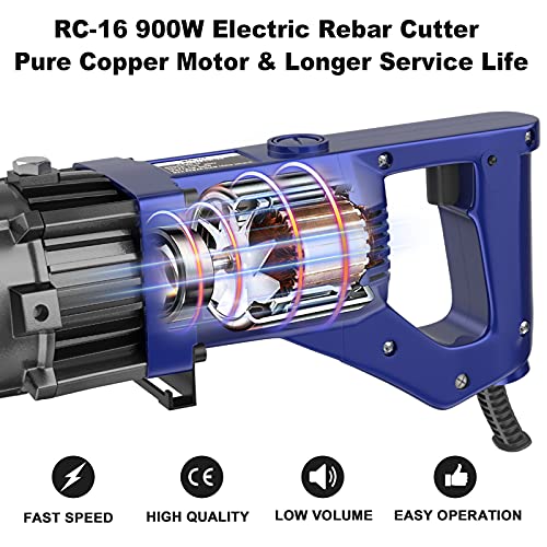 IMAYCC Electric Rebar Cutter, RC16 Rebar Cutter Tool, 900W/110V/60Hz