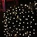 [Upgraded] Warm White Outdoor String Lights 200LED 65ft Solar Powered Waterproof Fairy Lights Landscape Flashing Lighting for Garden Patio Lawn Path Xmas Wedding Party Holiday Seasonal Decoration