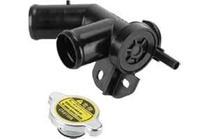 YOLLKY Engine Coolant Filler Neck with Sealed Cap Upper Radiator Filler Neck Water Pipe - Compatible for Nissan Quest 2011-2017 for Nissan Murano 2009-2014 - Replace Part 21517JP00A 214308991A