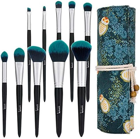 Makeup Brush Set Green Light Forest Beginner Complete Brush Makeup Tool Eye Shadow Brush