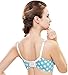 CAKYE Women's Underwire Maternity Nursing Bra 3PACK (40C, Blue)