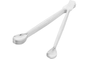 FONDOTIN 10pcs Stainless Steel Double Ended Lab Spoons Flat Micro Lab Spatulas for Precise Reagent