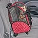 Snoozer Roll Around 4-in-1 Pet Carrier, Red & Black, Medium