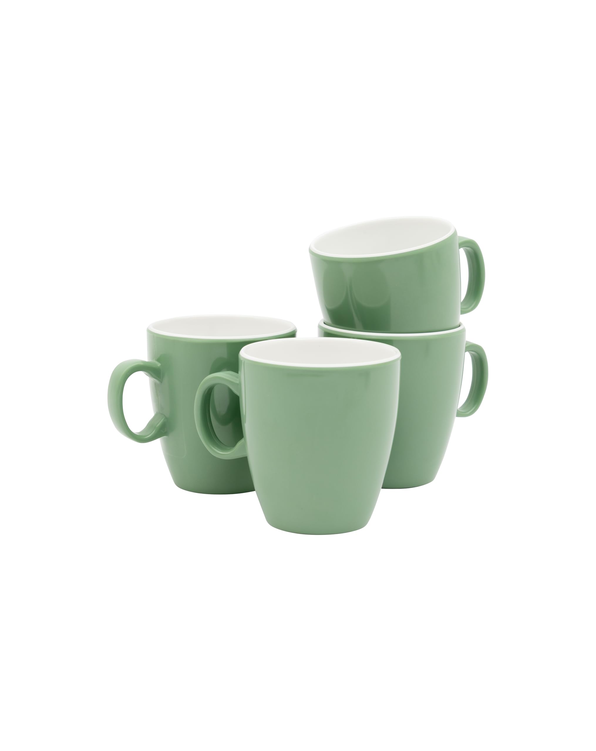 BC Taza melamina 2-t. Verde 4pcs