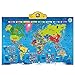 Interactive Talking World Map for Kids TG661 - Push, Learn and Discover Over 1000 Facts About Our World - Ideal Interactive Learning Toy Gift for Boys & Girls Aged 5,6,7,8,9,10 - by ThinkGizmos