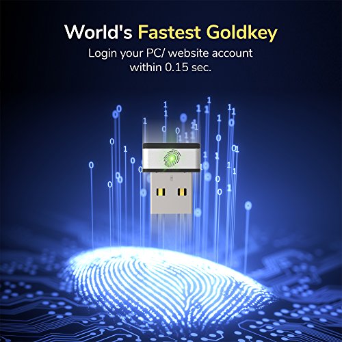 image for GMYLE Mini USB Fingerprint Reader, 360 Touch Speedy Matching Multi Bio