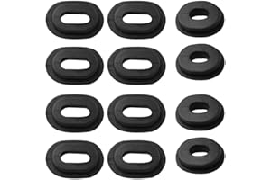 12x Black Rubber Side Cover Grommets for CG125 CB100 550K 550F 750F CB125S XL 100 125 SL Motorcycle Motorbike