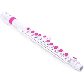 Nuvo jFlute 2.0, C Flute - Plastic, White/Pink, for Beginners to Advanced Players