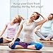 Crown Sporting Goods Yoga Toe Socks with Slip-Free Silicone Texturizing Beads