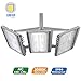 Stasun LED Flood Light, 300W Super Bright LED Security lights Outdoor, Cree LED Source, 27000lm, 900W Equivalent, 3000K Warm White, Adjustable Heads, Wide Angle Waterproof Large Area Wall Lights