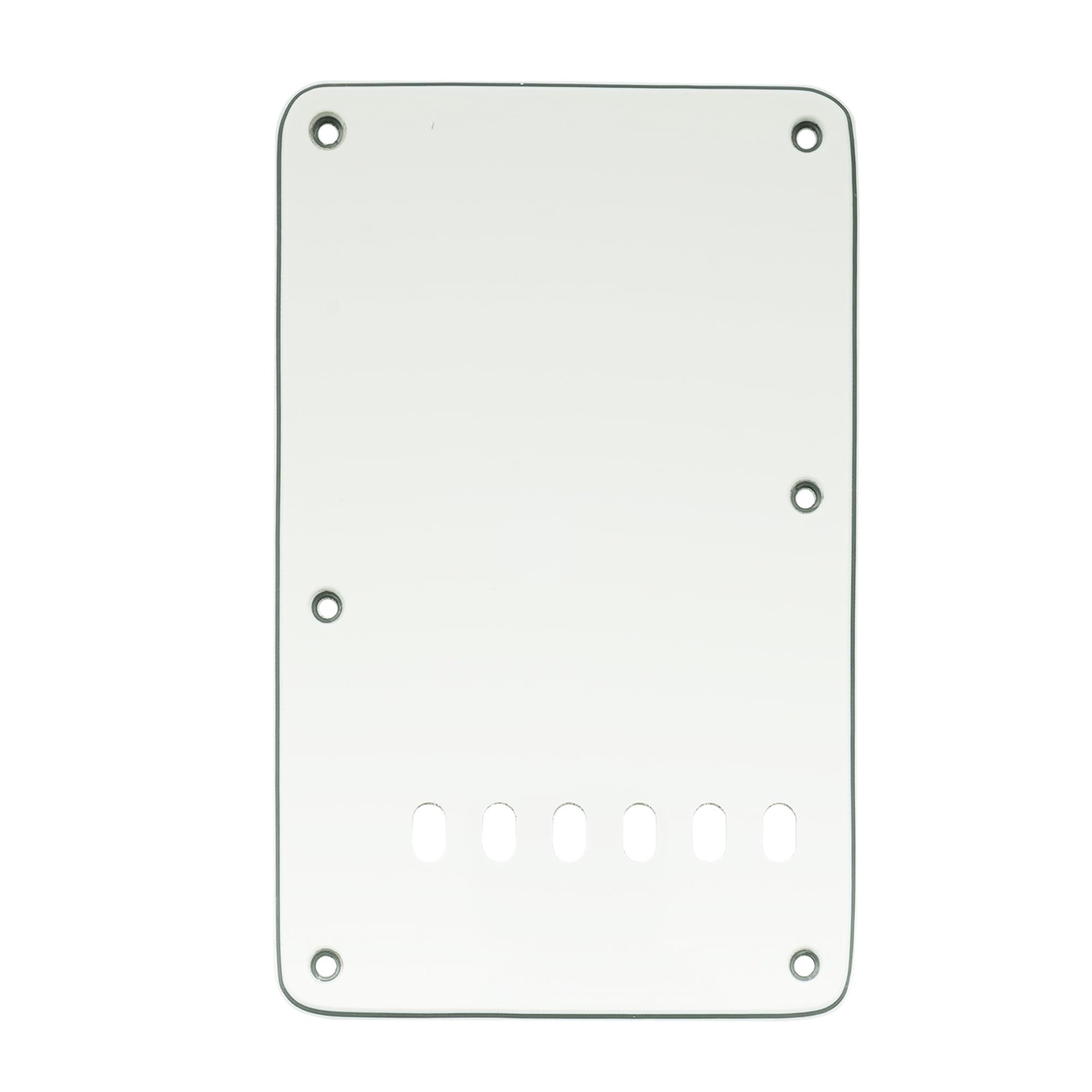Musiclily Vintage Style Strat Tremolo Backplate for Fender USA/Mexican Made Standard Stratocaster Modern Style Guitar,3Ply Parchment โ image 1