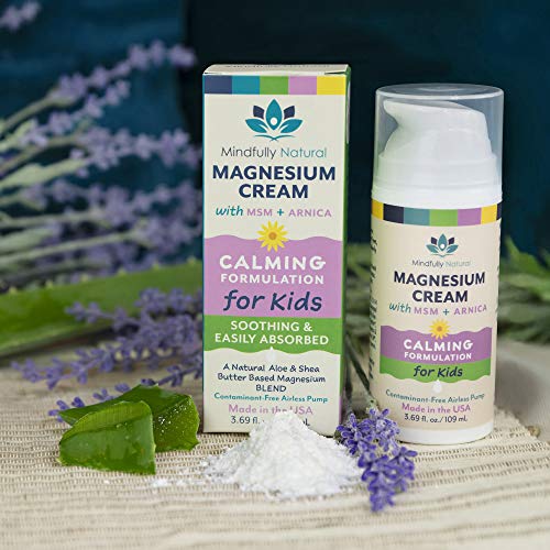 Magnesium Cream Pain Relief Cream for Kids Body Cream Helps with Growing Pains, Sleep